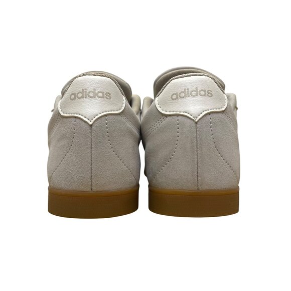 Adidas Women’s White Suede Gum Sole Lace-Up Ortholite Courtset Sneakers Size 11 - Picture 7 of 8